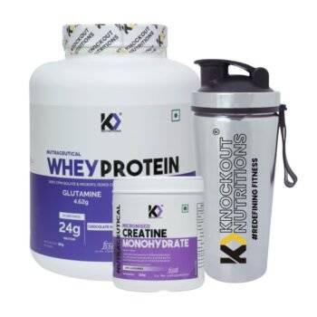 Whey protein 2kg +Creatine 250gm +Metal Shaker