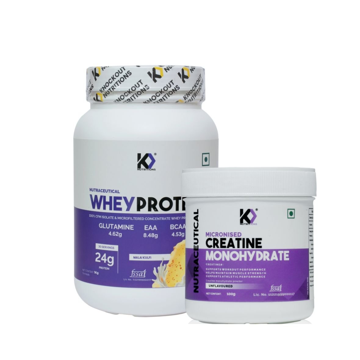 Whey Protein 1kg+Creatine100gm