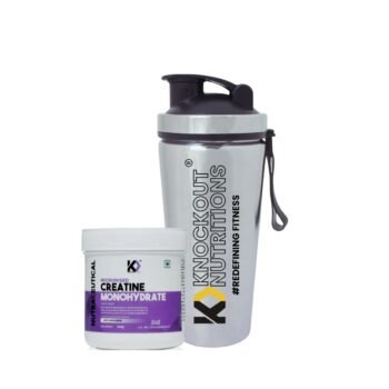 Creatine 100gm+Metal shaker